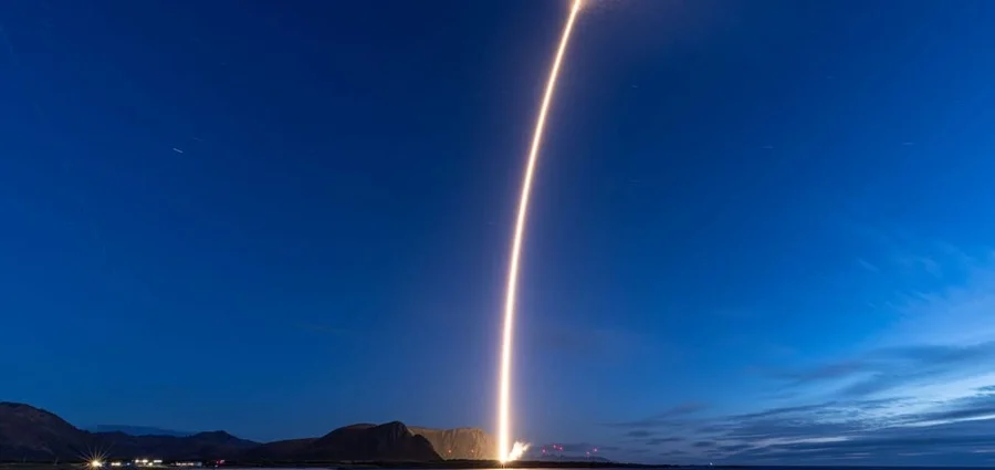 Rocket launching from a pad
